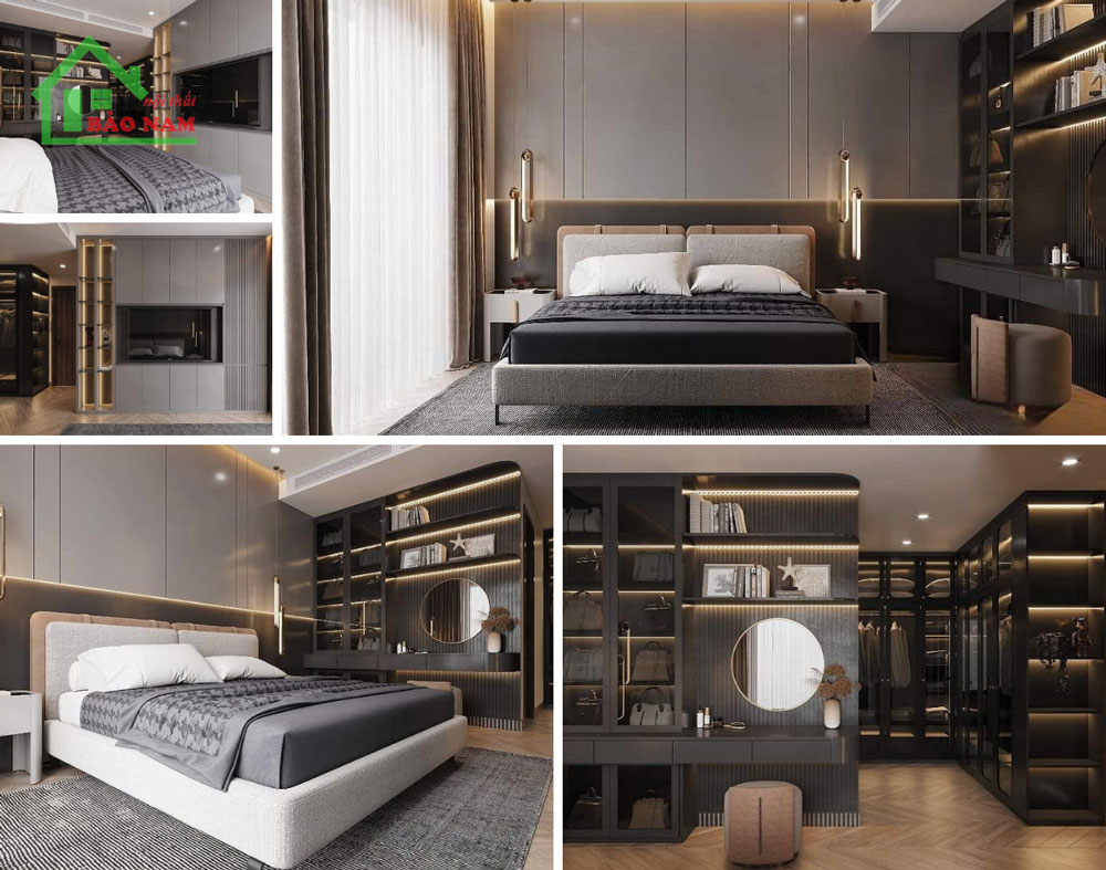 Thiết kế phòng ngủ phong cách Luxury