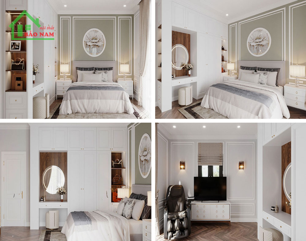 Thiết kế nội thất phòng ngủ phong cách Scandinavia