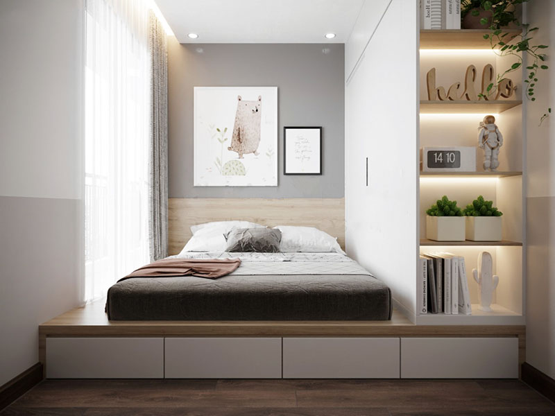 99  Mẫu giường giật cấp cho không gian sống hiện đại tiện nghi