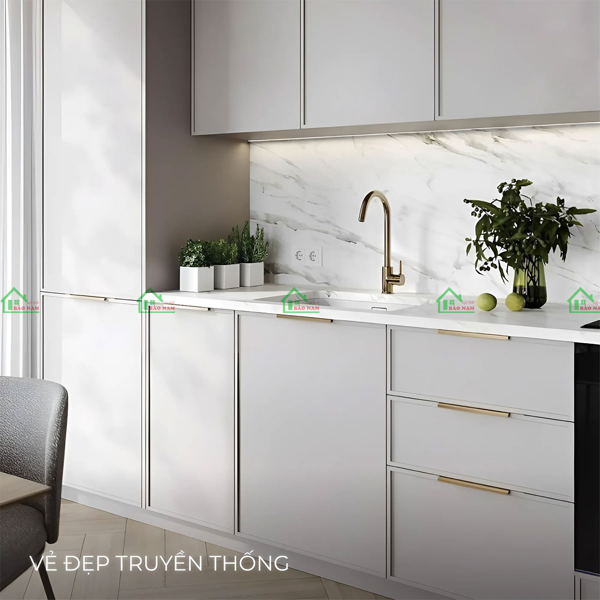 Tủ bếp Shaker là gì?